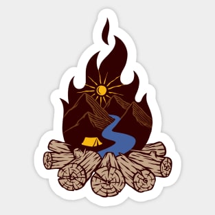 Fire Camp Sticker